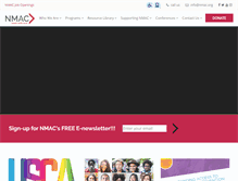 Tablet Screenshot of nmac.org